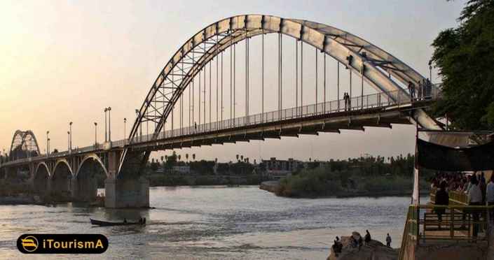 پل سفید اهواز جاذبه ای به جامانده از دوران پهلوی