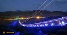 Meshginshahr suspension bridge